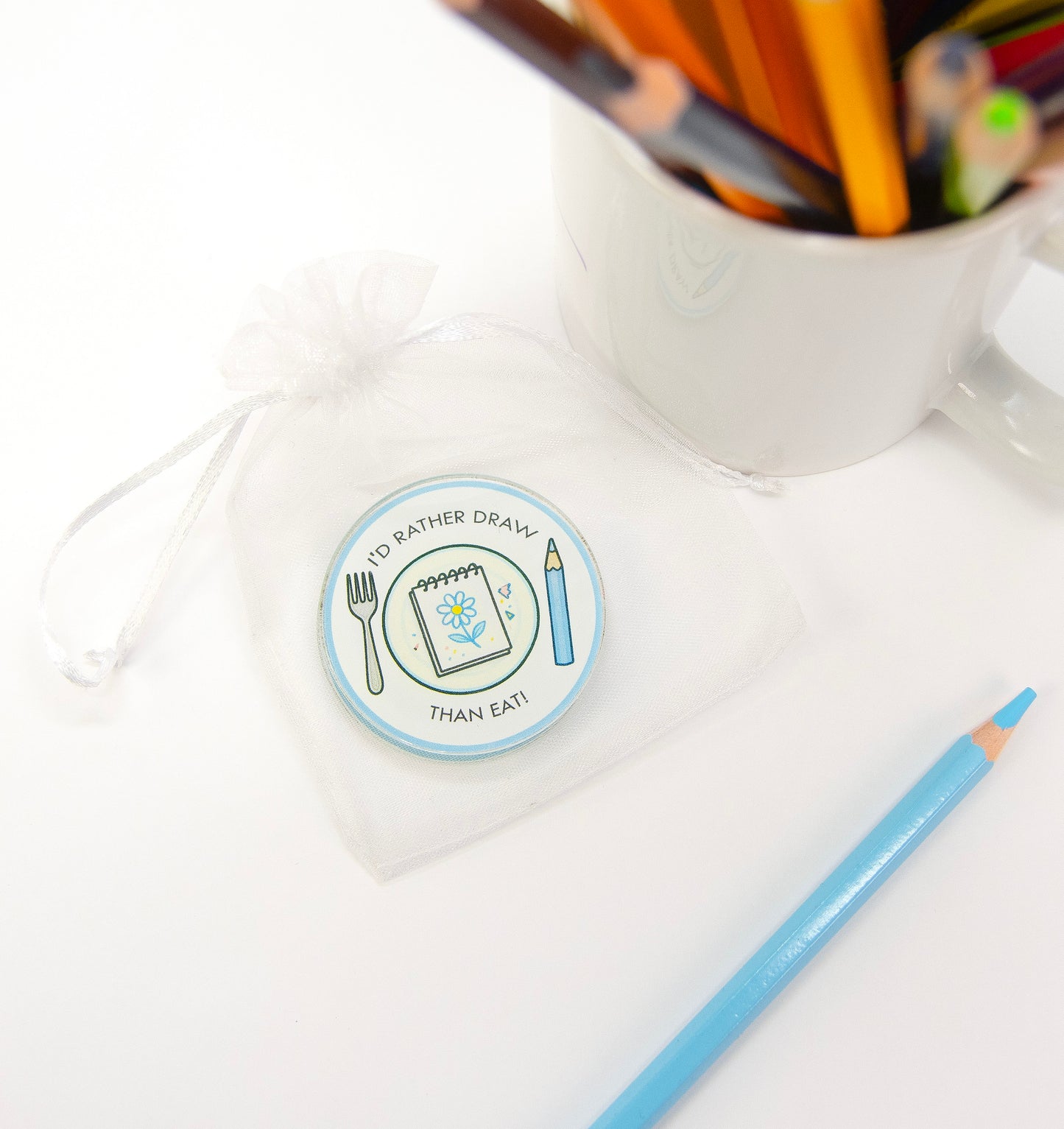 Magnet: I'd Rather Draw Than Eat