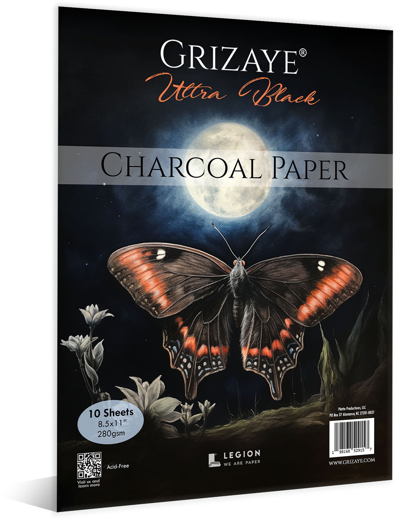 Ultra Black Charcoal Paper