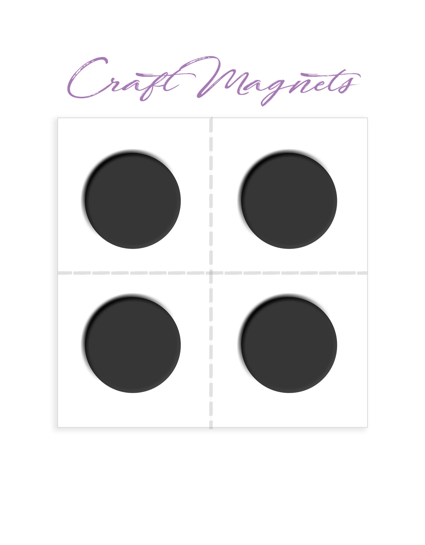 Craft Magnets Set of 4