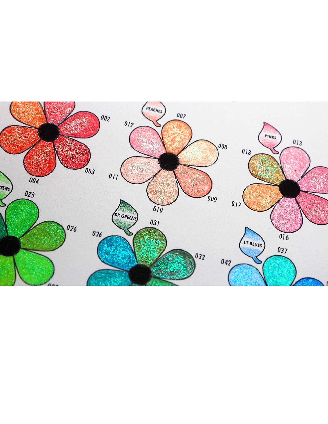 Daisy Swatch Sheet