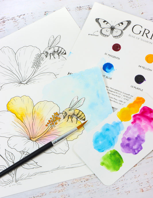 Sharon & the Bee Mini Watercolor Kit