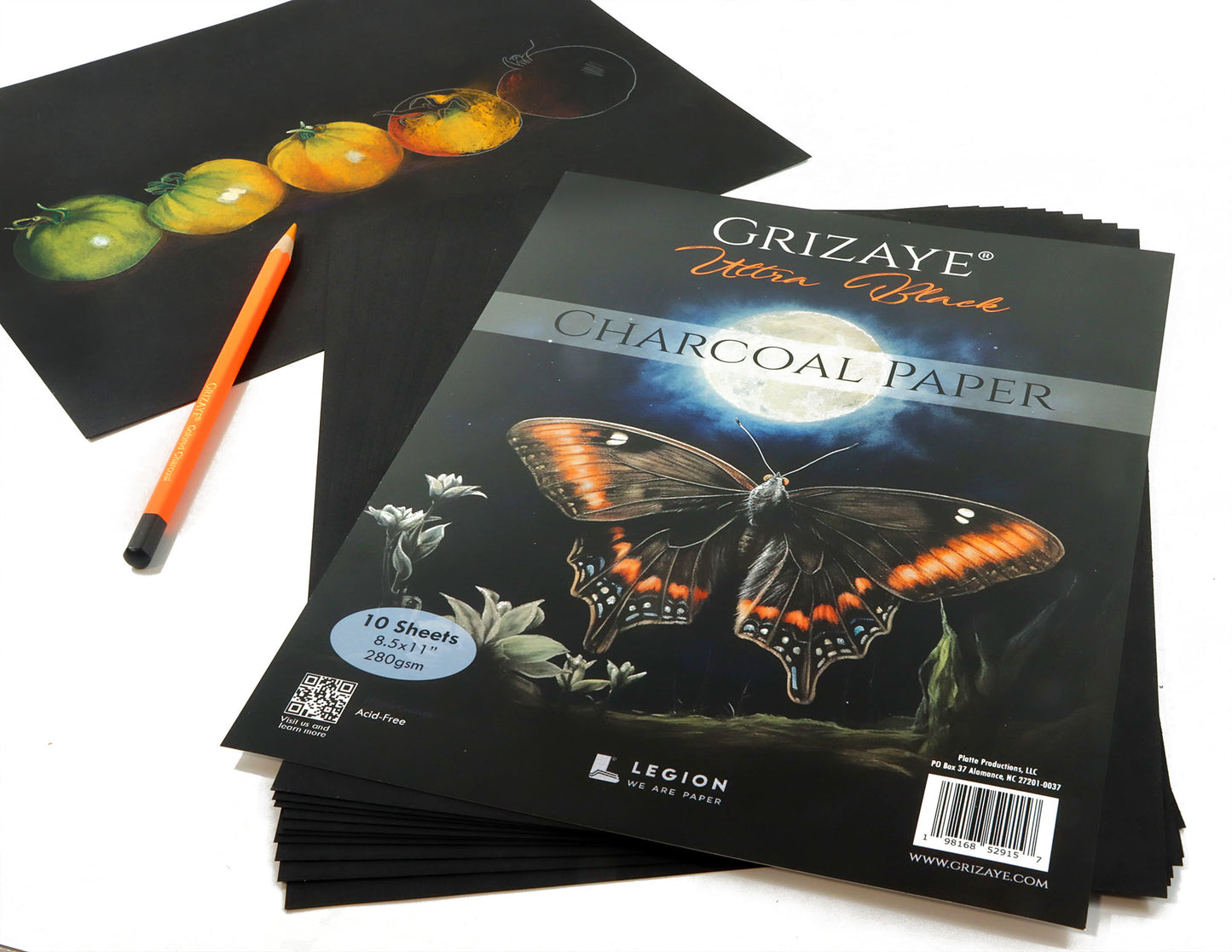 Ultra Black Charcoal Paper