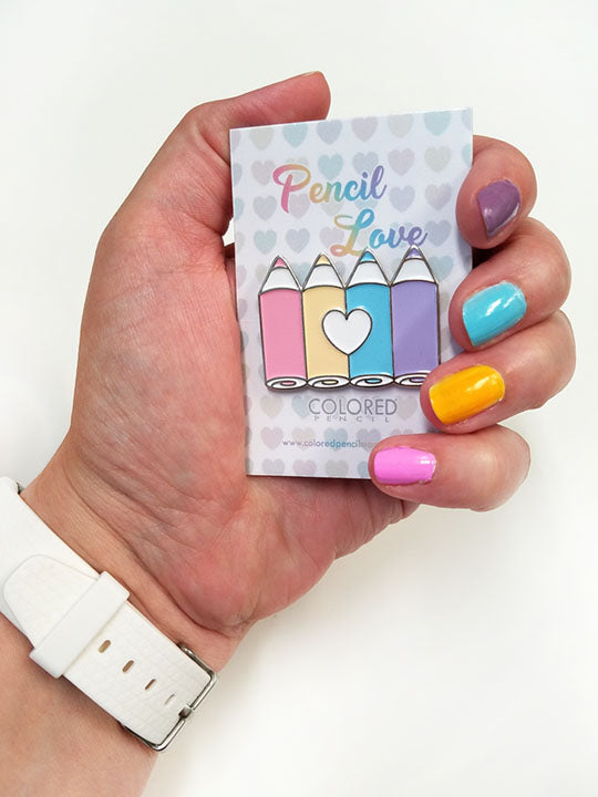 Pencil Love Pin