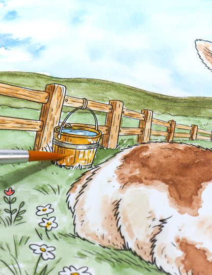 Mini Watercolor Kit: Baby Llama