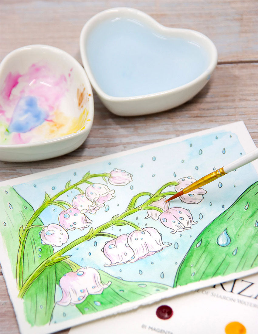 Ceramic Watercolor Basin