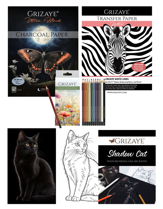 Shadow Cat Drawing Bundle