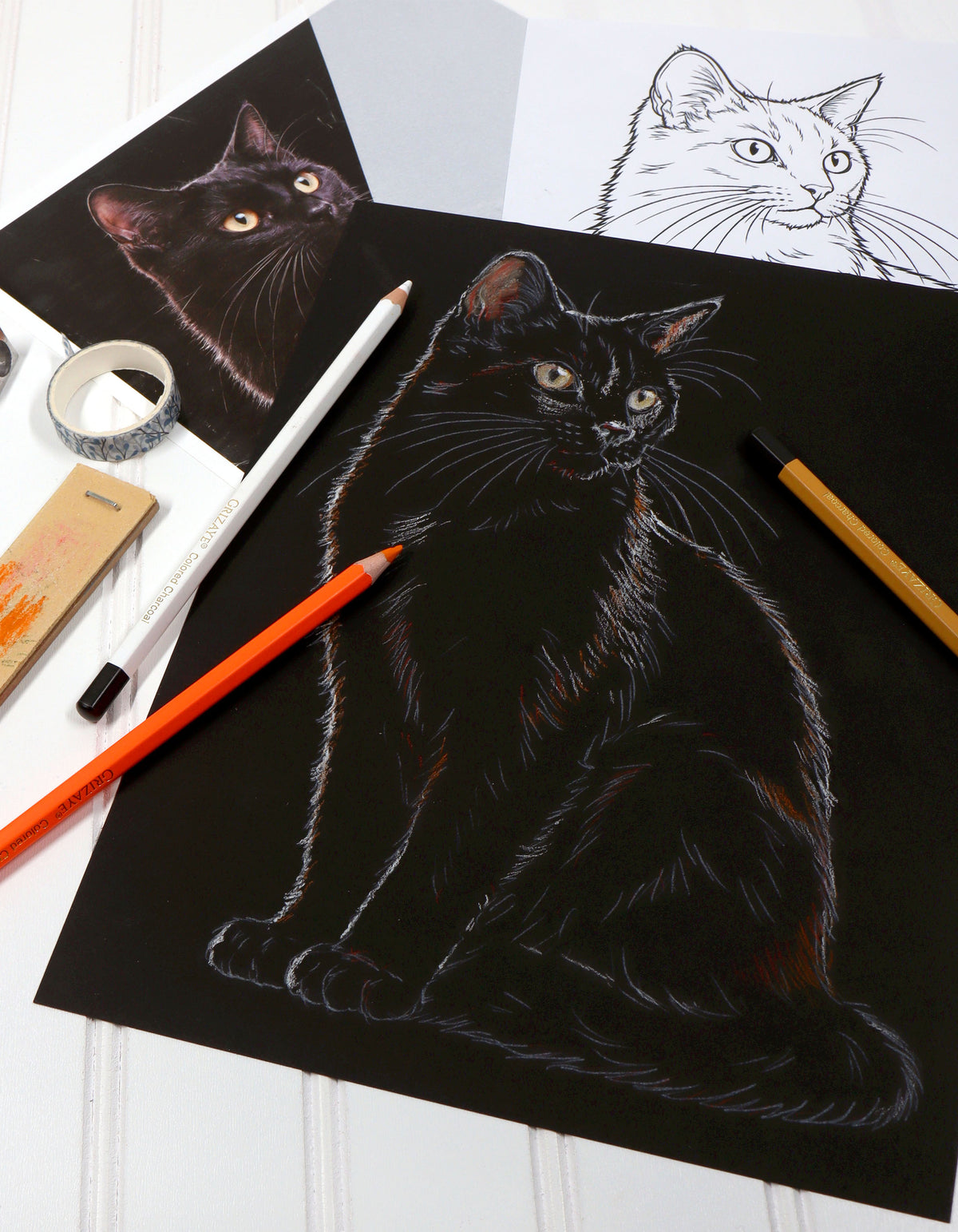 Shadow Cat Drawing Bundle