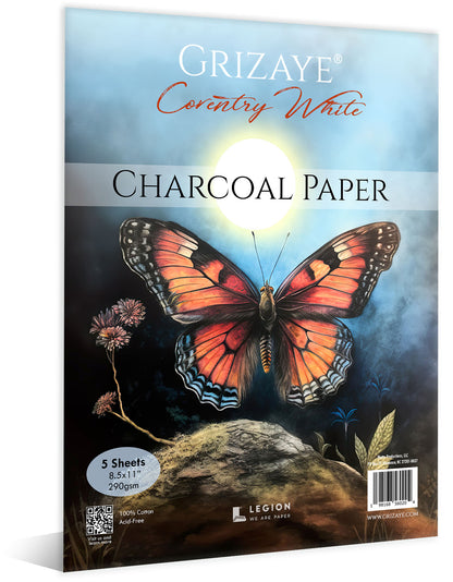 Coventry White Charcoal Paper