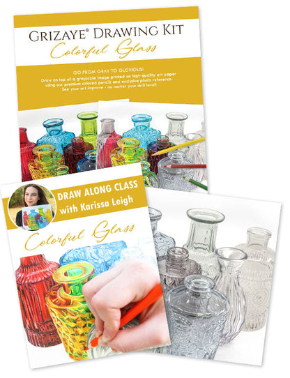 Drawing Kit: Colorful Glass