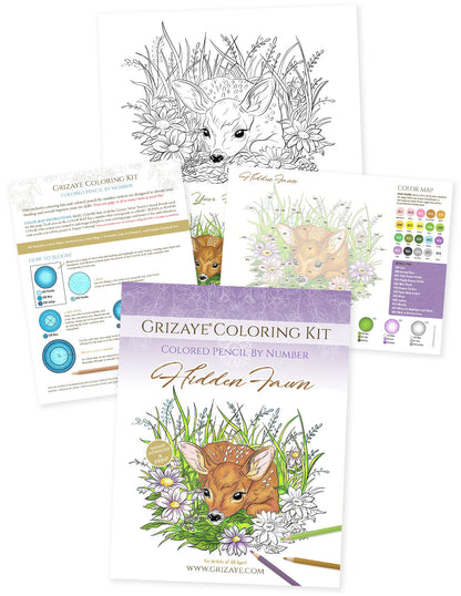 Coloring Kit: Hidden Fawn (PDF)