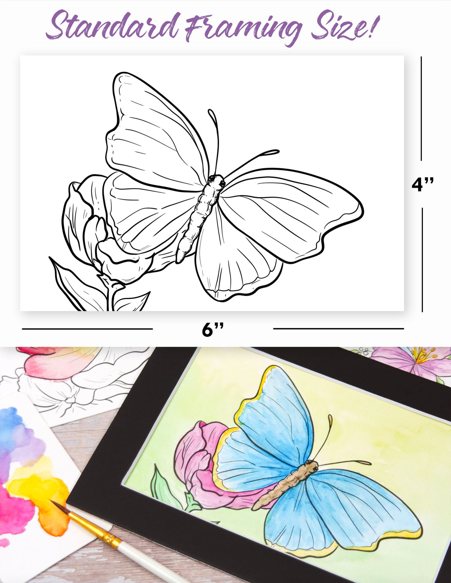 Watercolor Kit: Flutterby