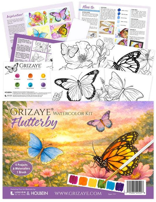 Watercolor Kit: Flutterby