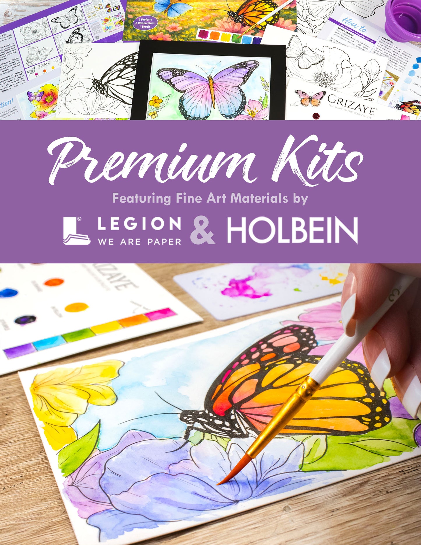 Watercolor Kit: Flutterby
