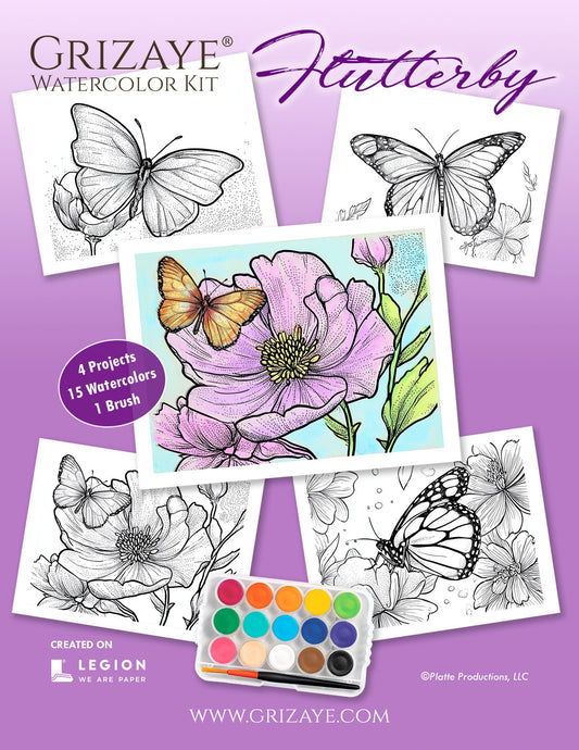 Watercolor Kit: Flutterby