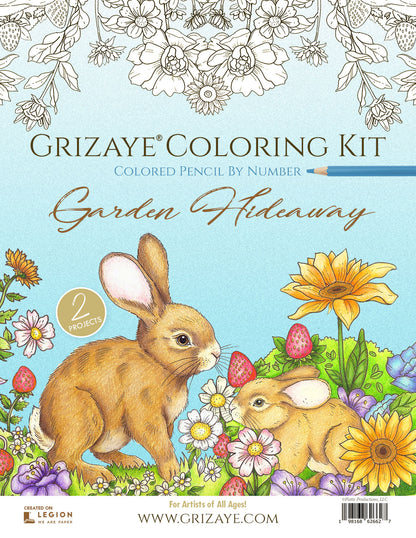 Coloring Kit: Garden Hideaway