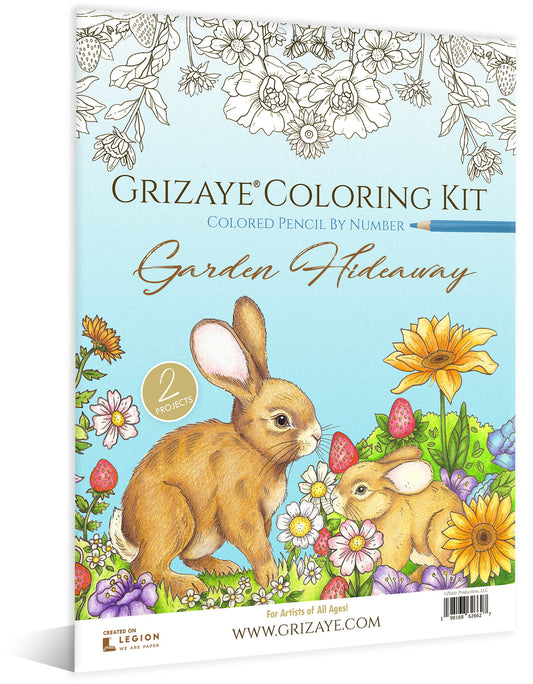 Coloring Kit: Garden Hideaway