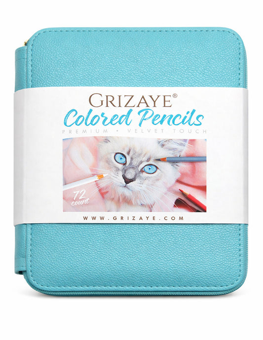 72 Piece Colored Pencil Set in Zip-Up Case