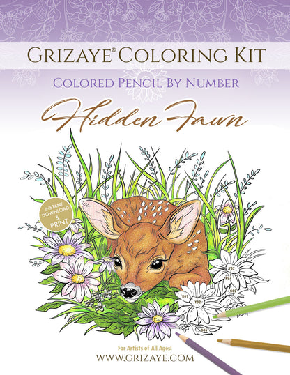 Coloring Kit: Hidden Fawn (PDF)