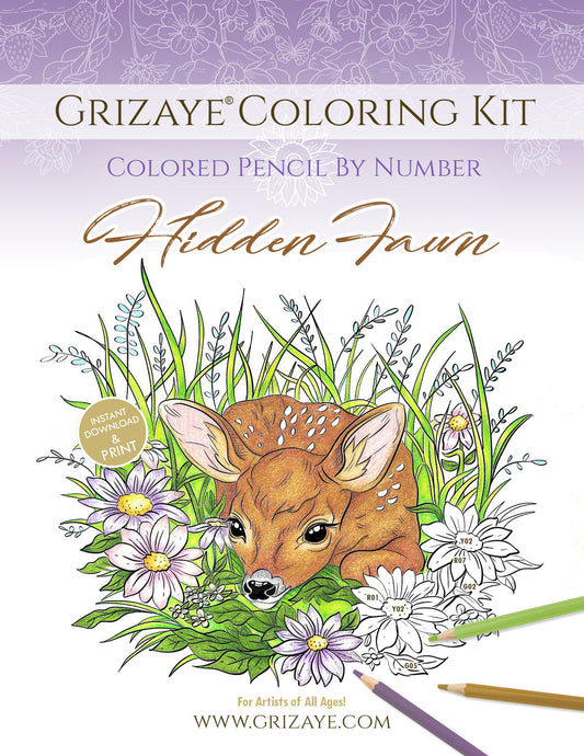 Coloring Kit: Hidden Fawn (PDF)