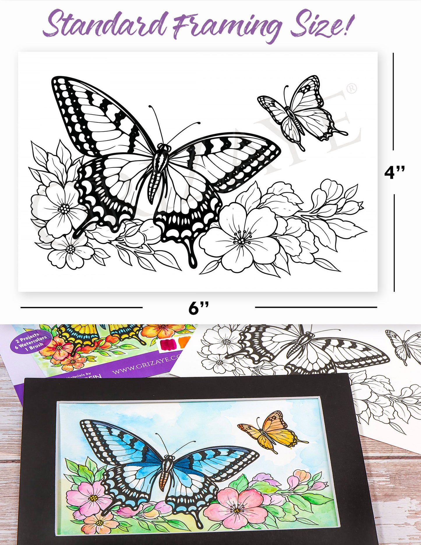 Mini Watercolor Kit: Swallowtail