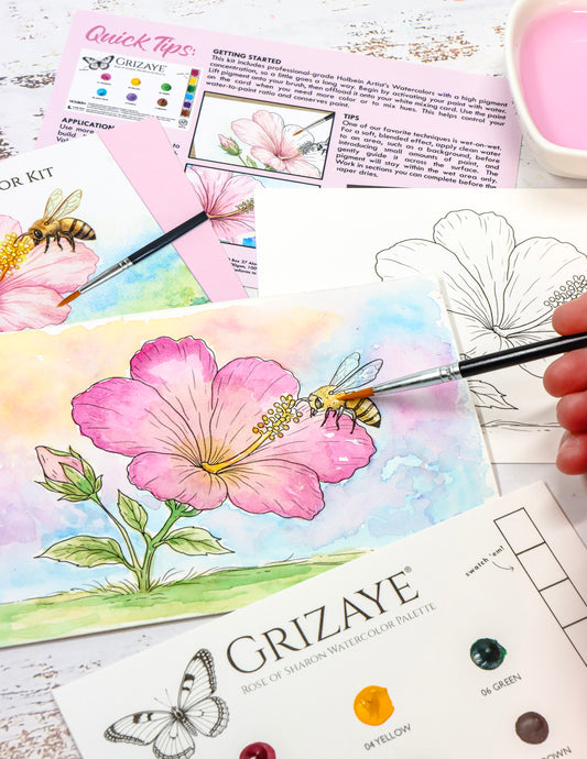 Mini Watercolor Kit: Sharon & the Bee