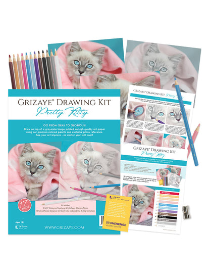 Drawing Kit: Pretty Kitty