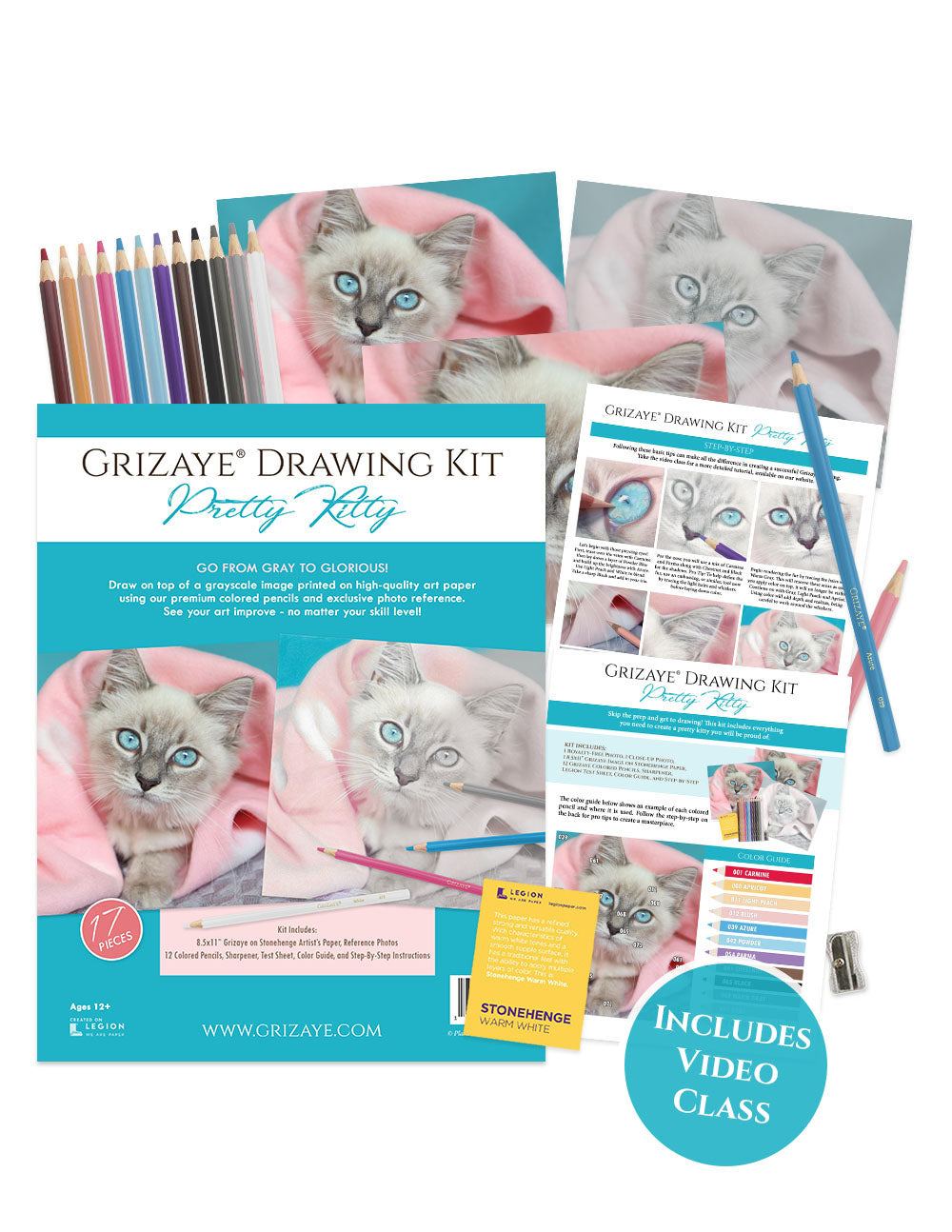 Drawing Kit: Pretty Kitty
