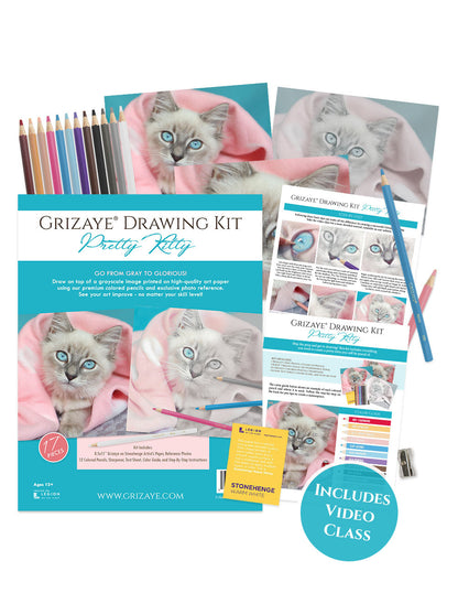 Drawing Kit: Pretty Kitty