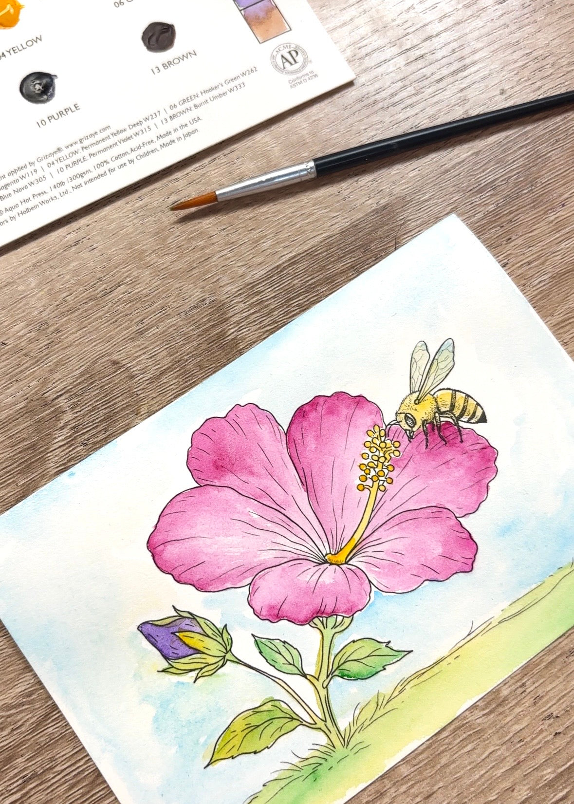 Sharon & the Bee Mini Watercolor Kit