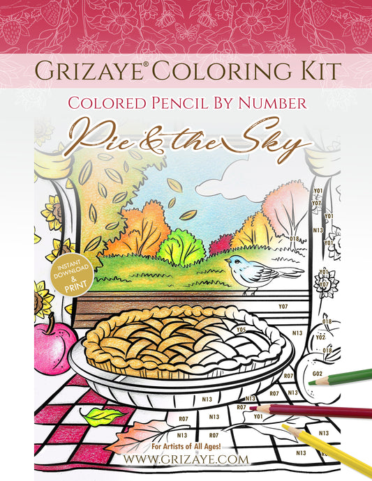 Coloring Kit: Pie & the Sky (PDF)