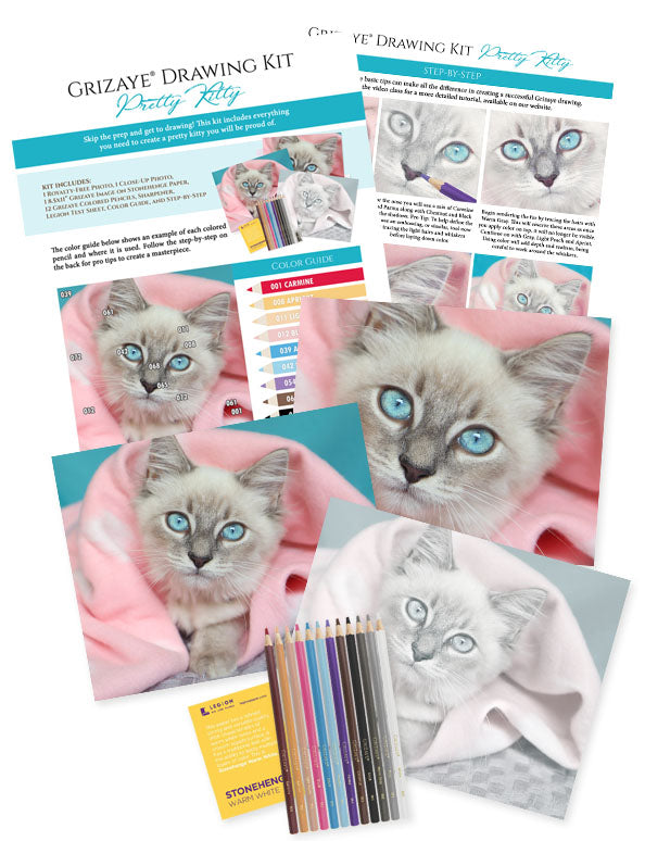 Drawing Kit: Pretty Kitty