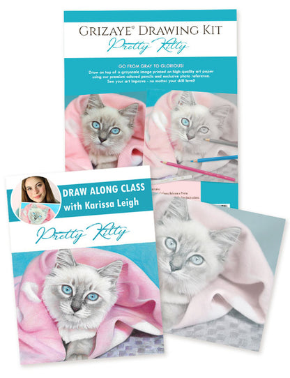 Drawing Kit: Pretty Kitty