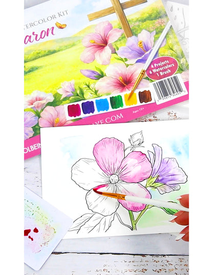 Watercolor Kit: Rose of Sharon
