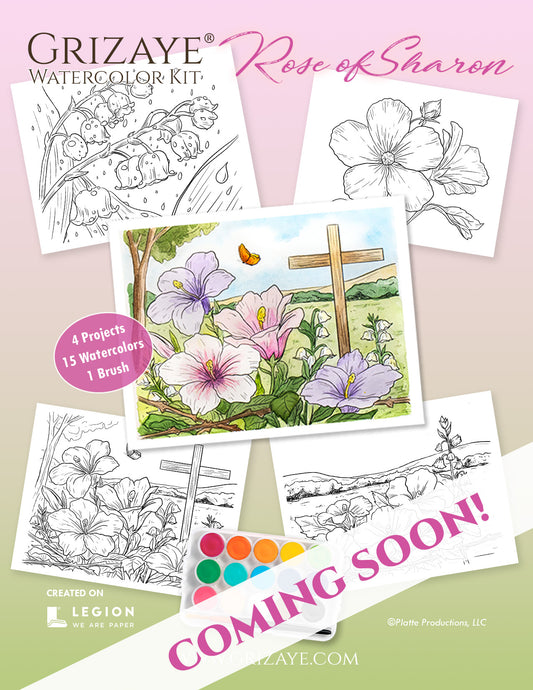 Watercolor Kit: Rose of Sharon