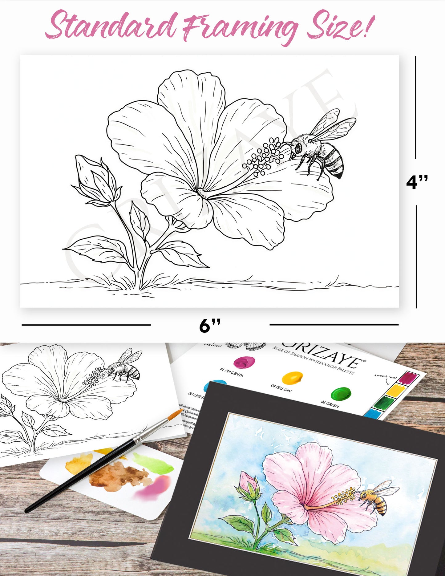 Sharon & the Bee Mini Watercolor Kit