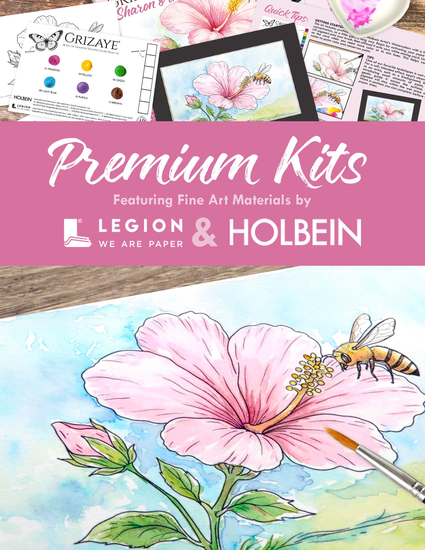 Sharon & the Bee Mini Watercolor Kit