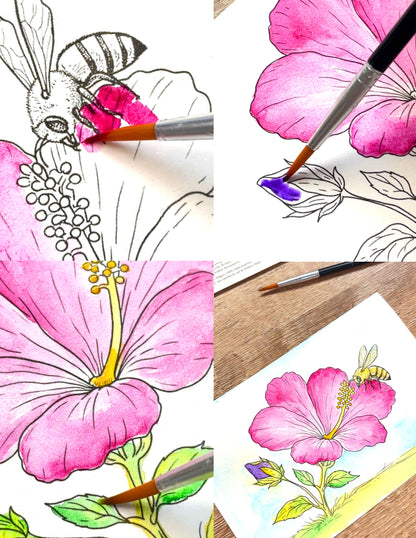 Mini Watercolor Kit: Sharon & the Bee