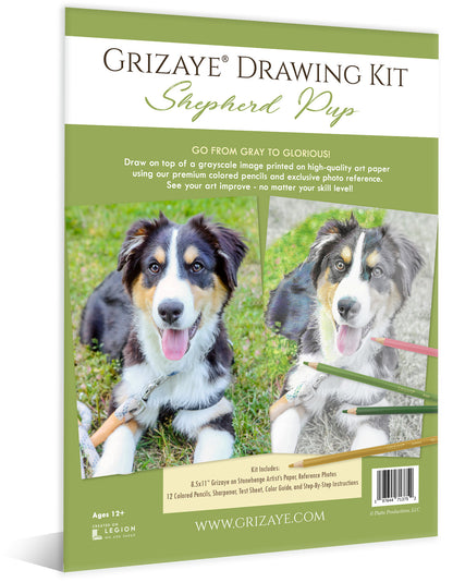 Drawing Kit: Shepherd Pup