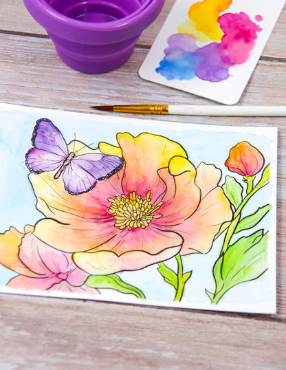 Watercolor Kit: Flutterby