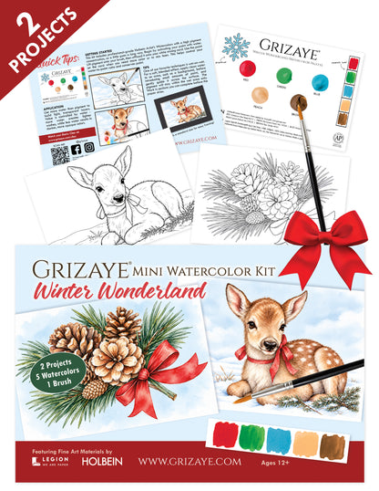 Mini Watercolor Kit: Winter Wonderland