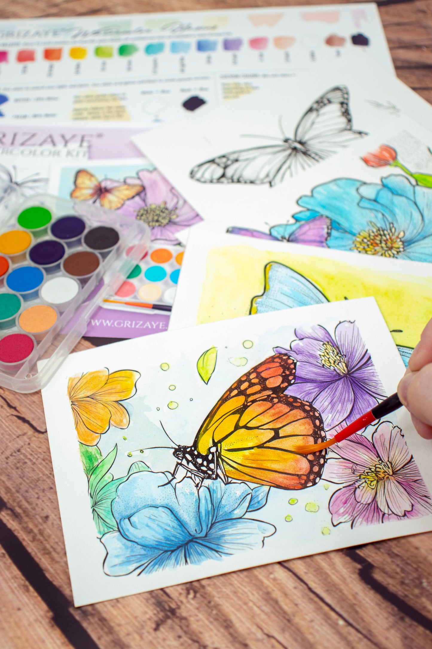 Watercolor Kit: Flutterby
