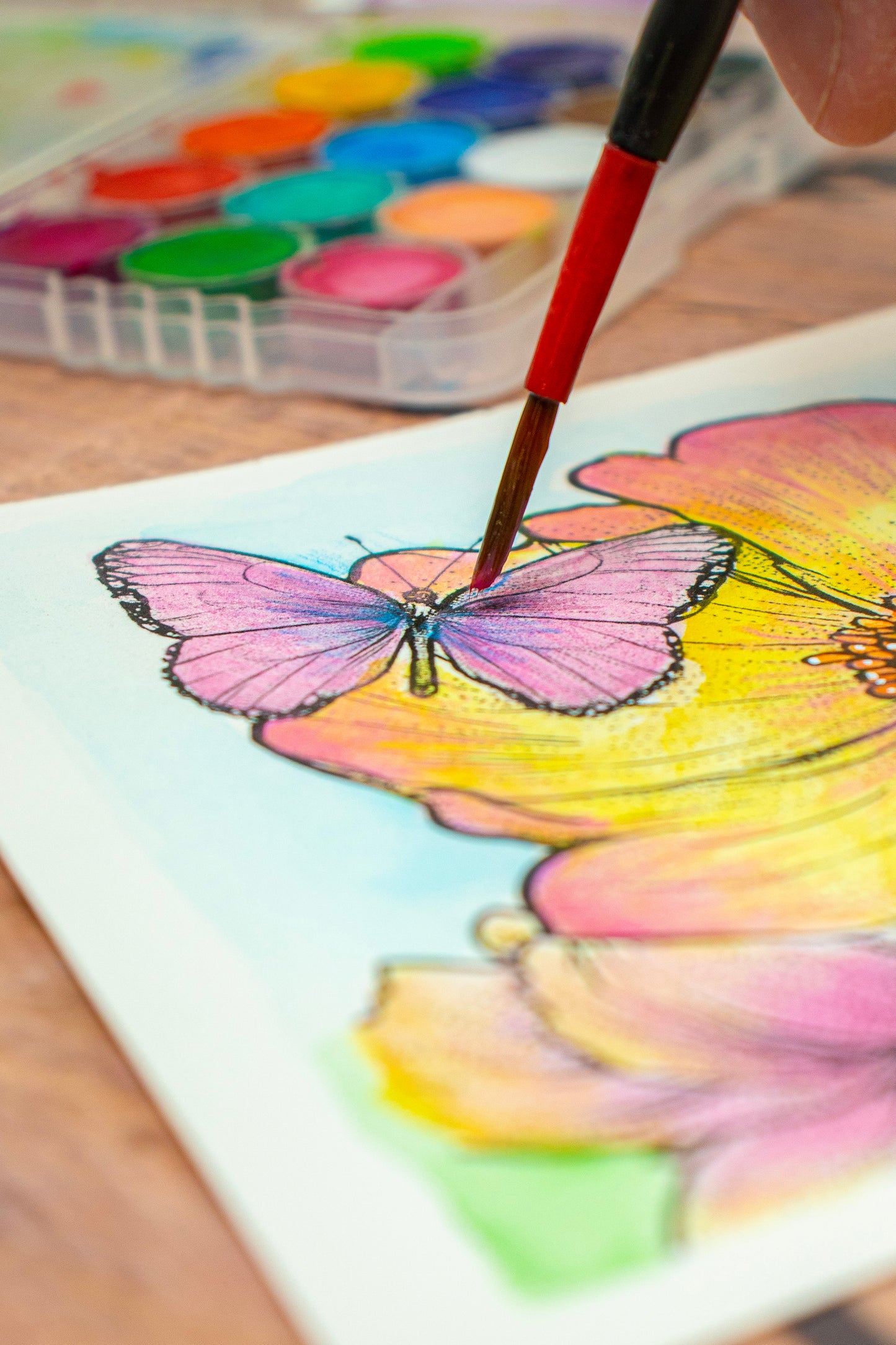 Watercolor Kit: Flutterby