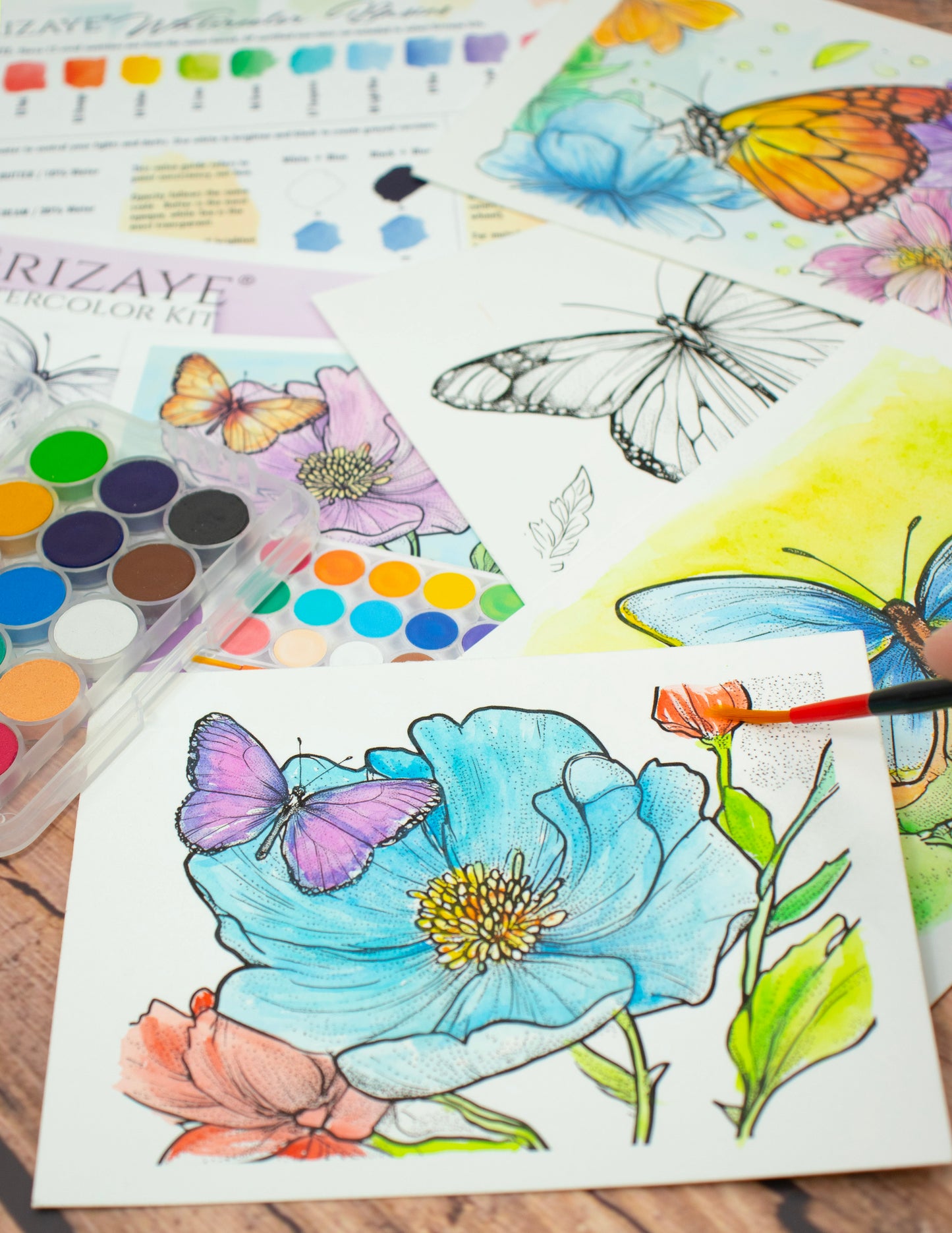 Watercolor Kit: Flutterby