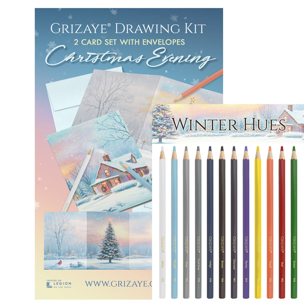 Drawing Kit: Christmas Evening Card Set