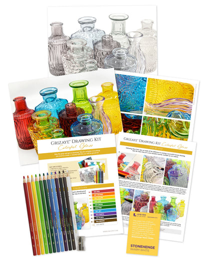 Drawing Kit: Colorful Glass