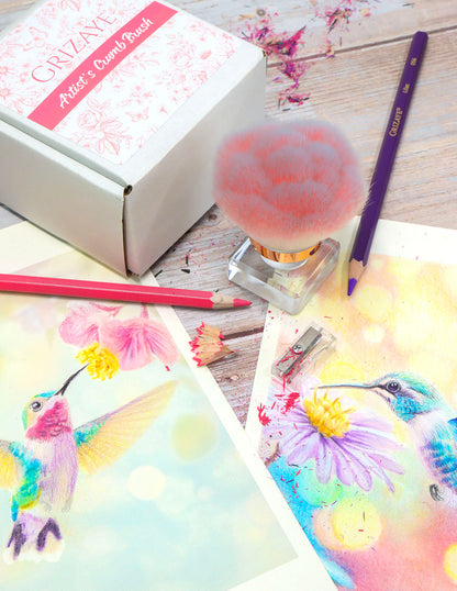NEW Pink Rose Crumb Brush