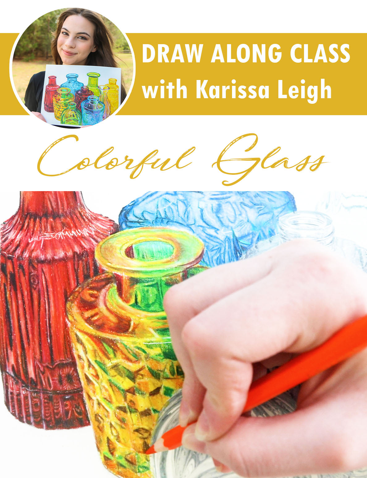 Drawing Kit: Colorful Glass