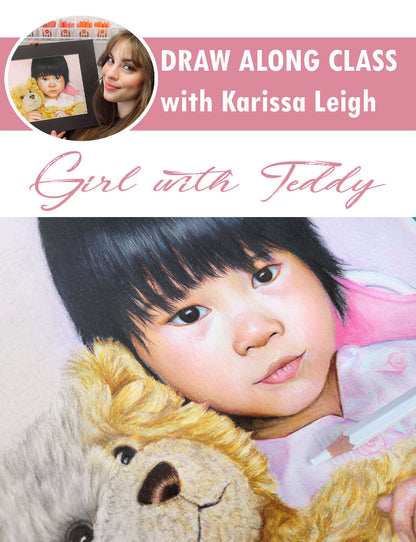 Drawing Kit: Girl with Teddy