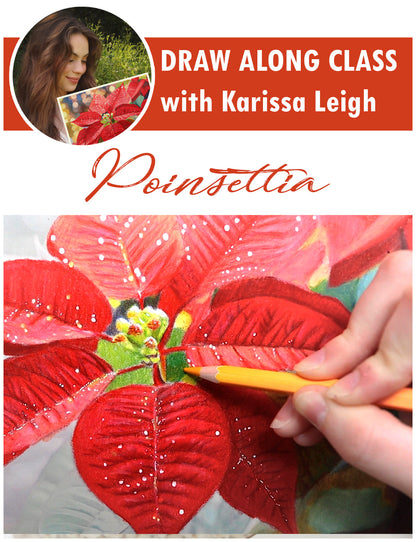 Drawing Kit: Poinsettia