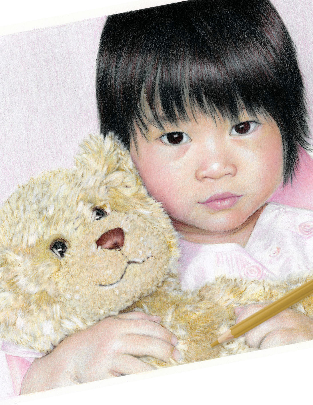 Drawing Kit: Girl with Teddy